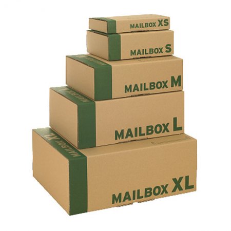 MAILBOX S Post Versandkarton 255x185x85 mm  DIN B5
